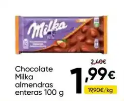 FROIZ Milka chocolate almendras enteras oferta