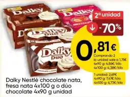 FROIZ Dalky Nestlé chocolate nata, fresa nata oferta