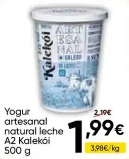 FROIZ Kalekói yogur artesanal natural leche A2 oferta
