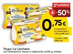 FROIZ Yogur La Lechera con arándanos, fresas o melocotón oferta