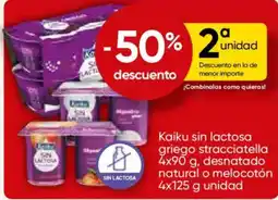 FROIZ Kaiku sin lactosa griego stracciatella oferta