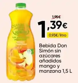 FROIZ Bebida Don Simón sin azúcares añadidos mango y manzana oferta
