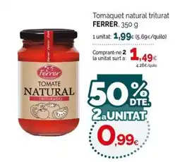 Condis Ferrer tomate natural triturado oferta
