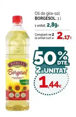Condis Borgesol oli de gira-sol oferta