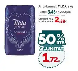 Condis Tilda arròs basmati oferta