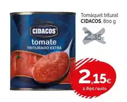 Condis Cidacos tomate triturado extra oferta