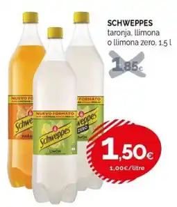 Condis Schweppes taronja, llimona o llimona zero oferta
