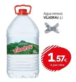 Condis Viladrau aigua mineral oferta