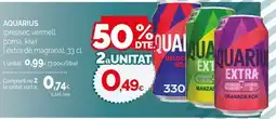 Condis Aquarius pressec vermell poma kiwi extra de magrana oferta