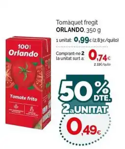 Condis Orlando tomate frito oferta