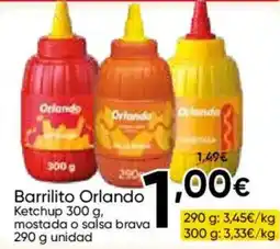 FROIZ Barrilito Orlando Ketchup oferta