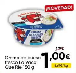 FROIZ La Vaca Que Ríe crema de queso fresco oferta