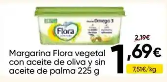 FROIZ Flora margarina vegetal con aceite de oliva y sin aceite de palma oferta