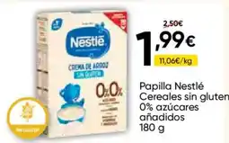 FROIZ Nestlé papilla cereales sin gluten oferta