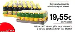 Cash Ifa Refresco KAS naranja o limón oferta