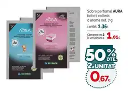 Condis Aura sobre perfumal bebe i colònia oferta
