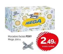 Condis Foxy mocadors facials mega oferta