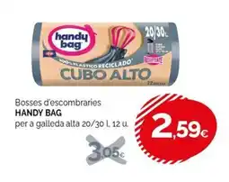 Condis Handy Bag bosses d'escombraries cubo alto oferta