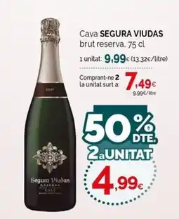 Condis Segura Viudas brut reserva oferta