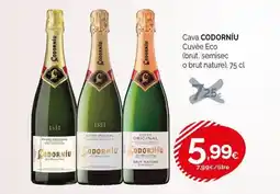 Condis Codorníu Cuvée Eco oferta