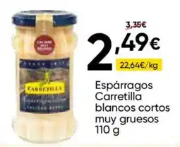 FROIZ Carretilla espárragos blancos cortos muy gruesos oferta
