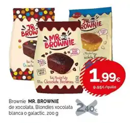 Condis Mr. Brownie brownie de xocolata, blondies xocolata blanca o galactic oferta