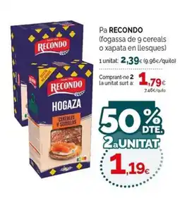 Condis Recondo hogaza cereales y semillas oferta