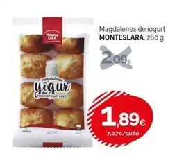 Condis monteslara magdalenas de iogurt oferta