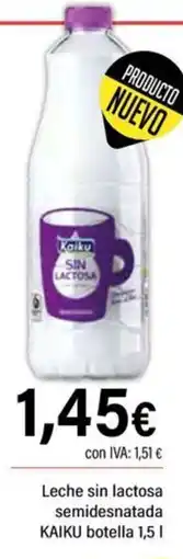 Cash Ifa Kaiku leche sin lactosa semidesnatada oferta
