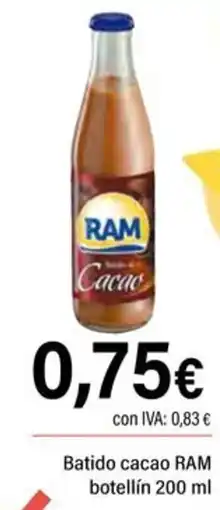 Cash Ifa Ram batido cacao oferta