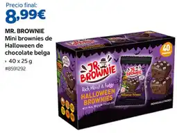 Costco Mr. Brownie mini brownies de halloween de chocolate belga oferta
