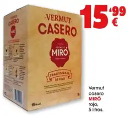 TOP Cash & Carry vermut casero miró oferta