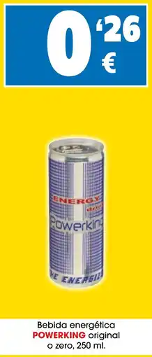 TOP Cash & Carry Powerking bebida energética original o zero oferta