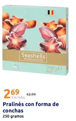 Action Seashells pralinés con forma de conchas oferta