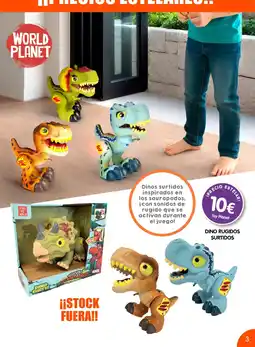 Toy Planet World Planet Dino Rugidos Surtidos oferta