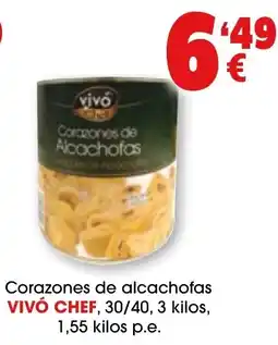 TOP Cash & Carry Vivó Chef corazoness de alcachofas oferta