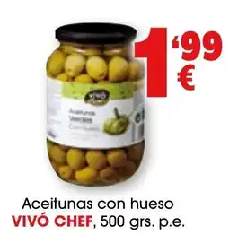 TOP Cash & Carry VIVÓ CHEF Aceitunas con hueso oferta