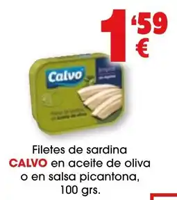 TOP Cash & Carry Calvo filetes de sardina oferta
