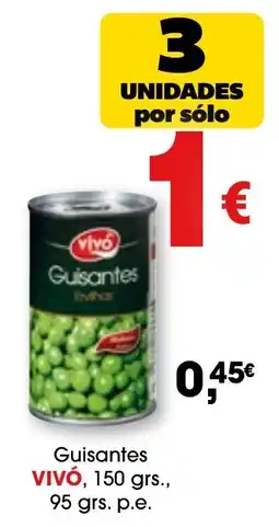 TOP Cash & Carry Vivó guisantes oferta