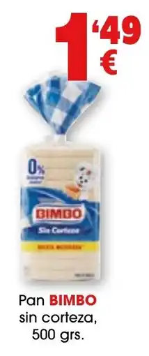 TOP Cash & Carry Pan BIMBO sin corteza oferta