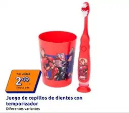 Action Juego de cepillos de dientes con temporizador oferta