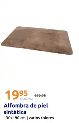 Action Alfombra de piel sintética oferta