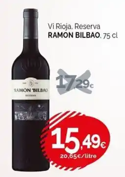 Condis Ramon Bilbao vi rioja reserva oferta