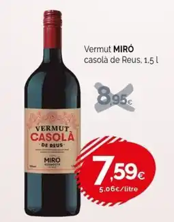 Condis Miró vermut casolà de reus oferta