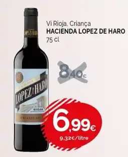 Condis Hacienda Lopez de Haro Vi Rioja Crianza oferta
