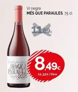 Condis Mésque paraules vi negre oferta