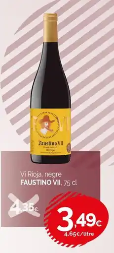 Condis Faustino VII Vi Rioja, negre oferta