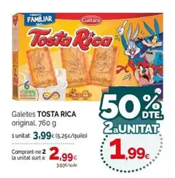 Condis Tosta Rica galetes original oferta