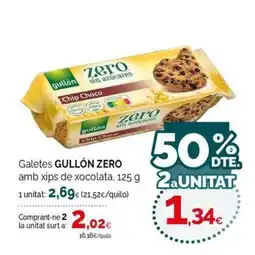 Condis Gullón galetes zero oferta