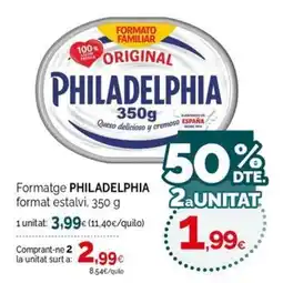 Condis philadelphia format estalvi oferta